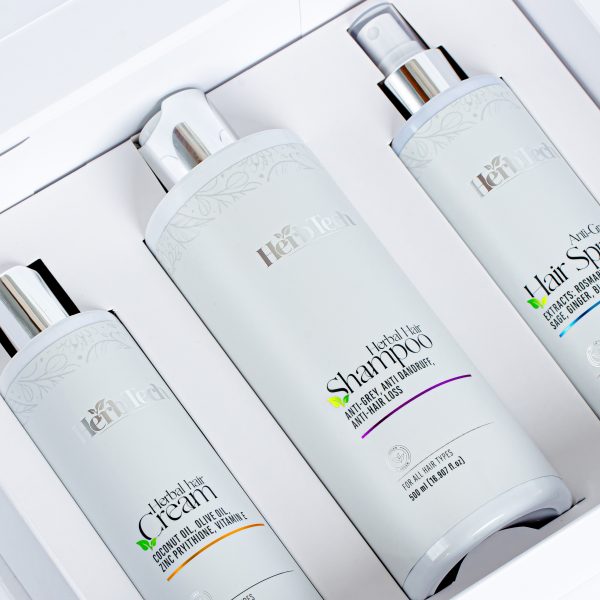 مجموعة HerbTech للعناية بالشعر